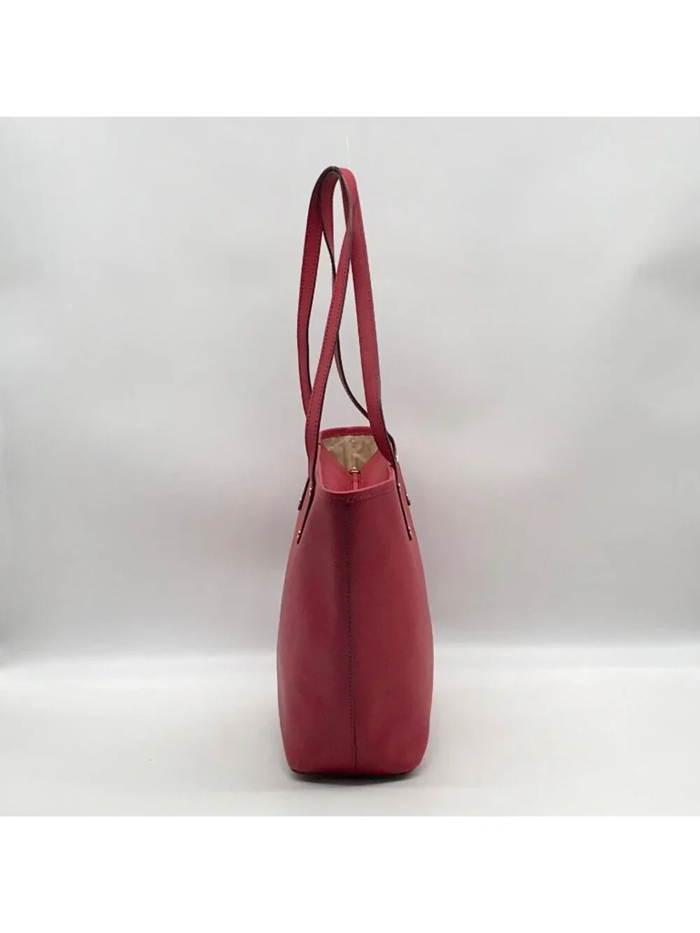 Michael Kors Jet Set Red Saffiano Leather Tote